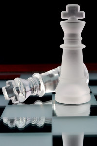 Chess kings battle